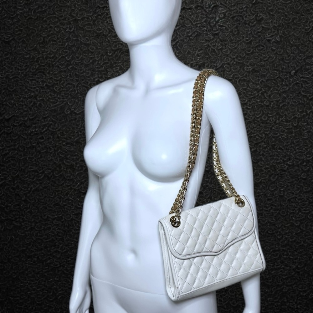 Rebecca Minkoff Mini Quilted Affair Leather Chain Strap Flap Bag